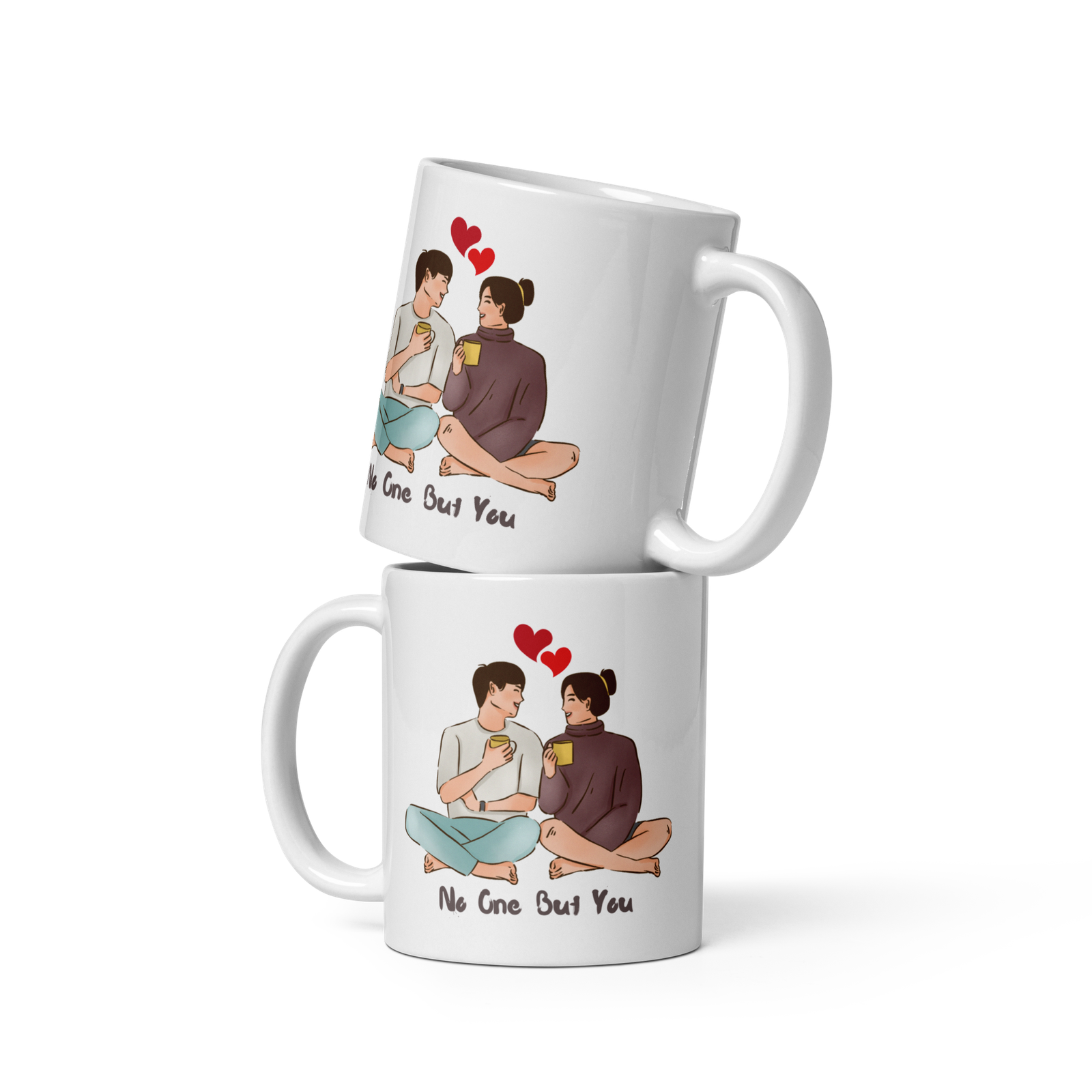 No One But You -White glossy mug-2inLove - Image 6