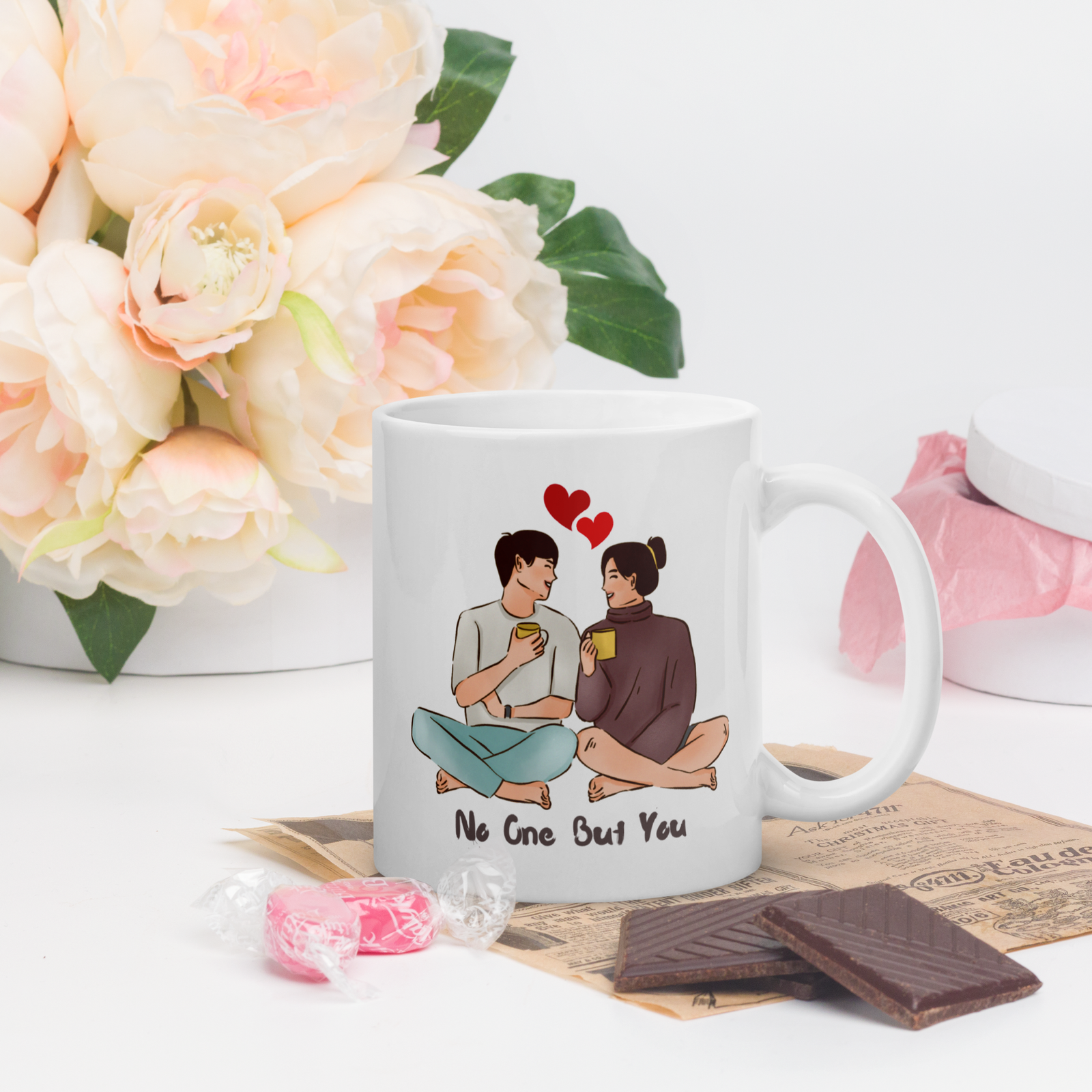 No One But You -White glossy mug-2inLove - Image 3